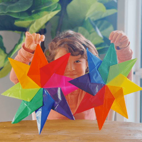 Paper Crafts - Folding Paper - Origami -Paper Lanterns - from Wooden Playroom Australia