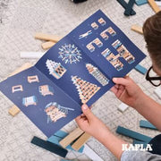 Guided construction with KAPLA Building Planks at Wooden Playroom in Australia