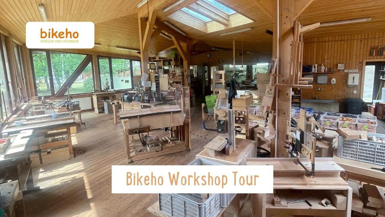 Bikeho workshop tour - behind the scenes - Wooden Playroom Australia