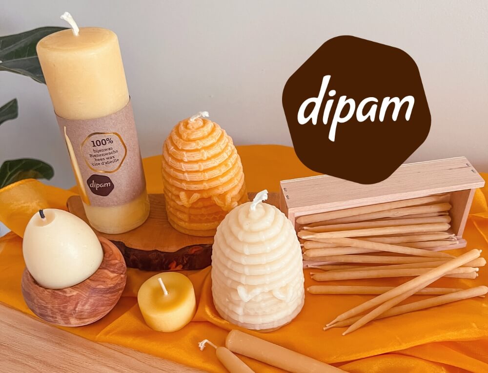 Dipam Beeswax Candles, distributed in Australia by Wooden Playroom