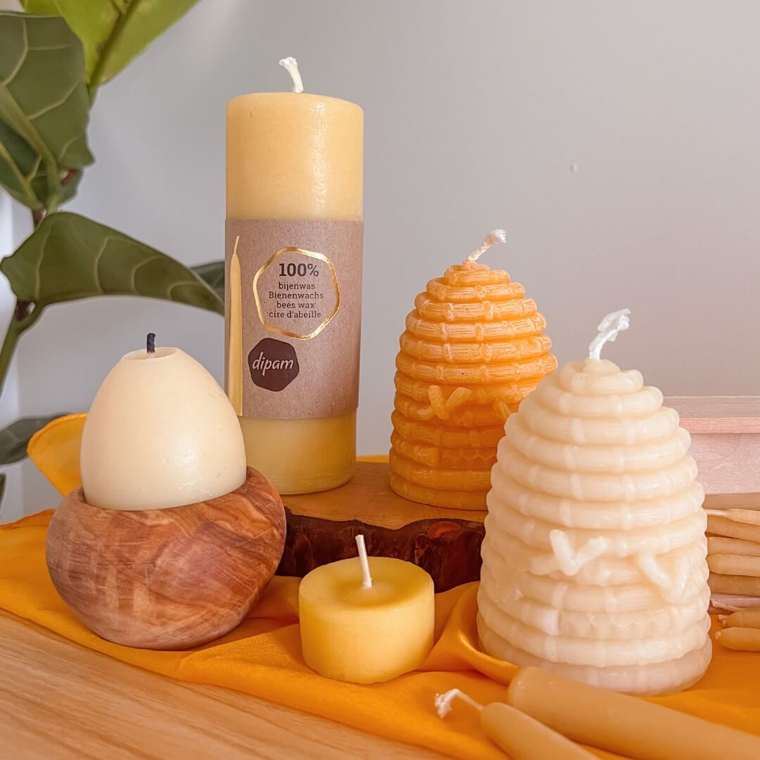 Dipam beeswax candles - Distributed by Wooden Playroom in Australia