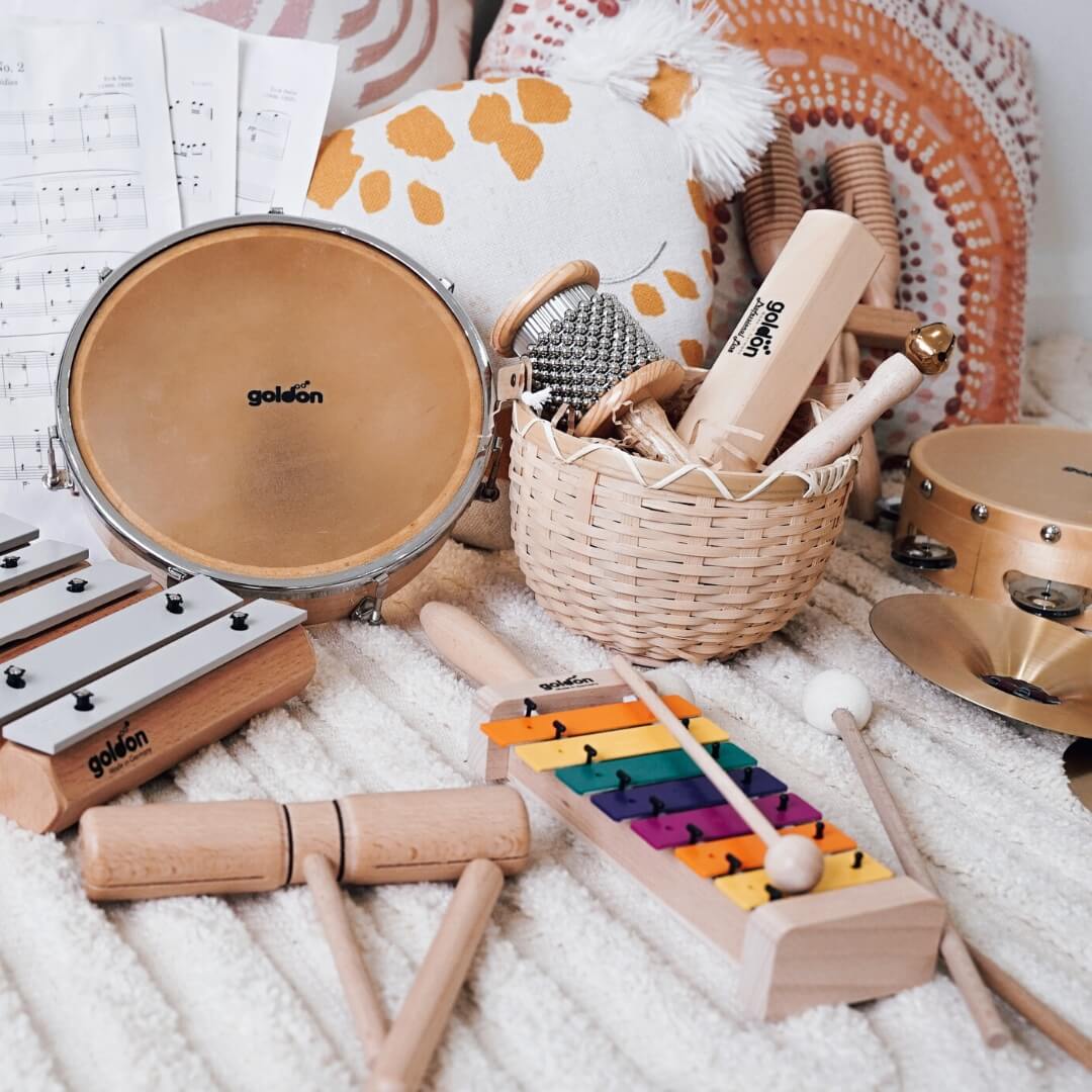 Goldon Musical Instruments distributed by Wooden Playroom in Australia