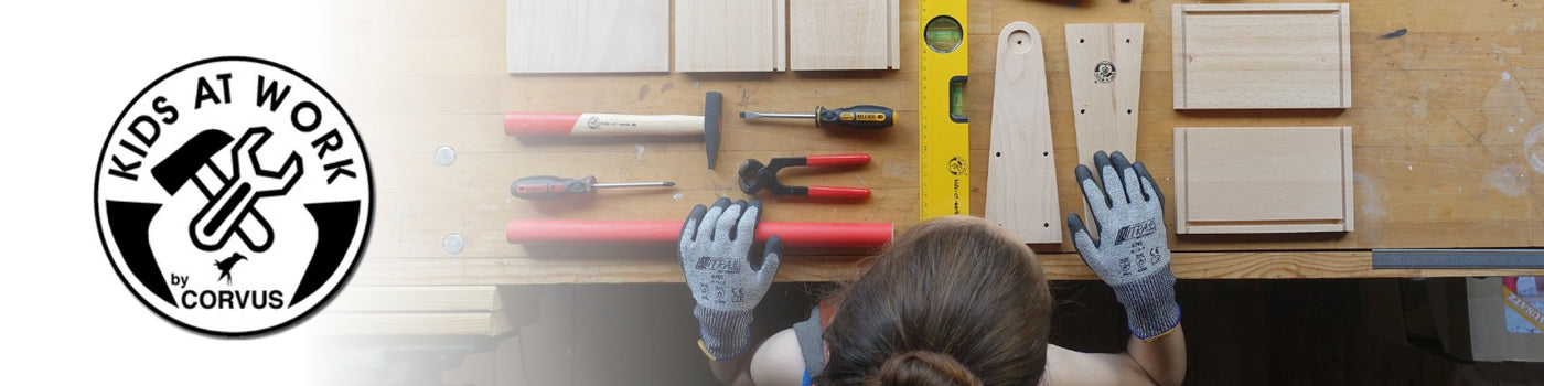 Corvus Kids at Work Children's Tools and DIY - Distributed by Wooden Playroom in Australia