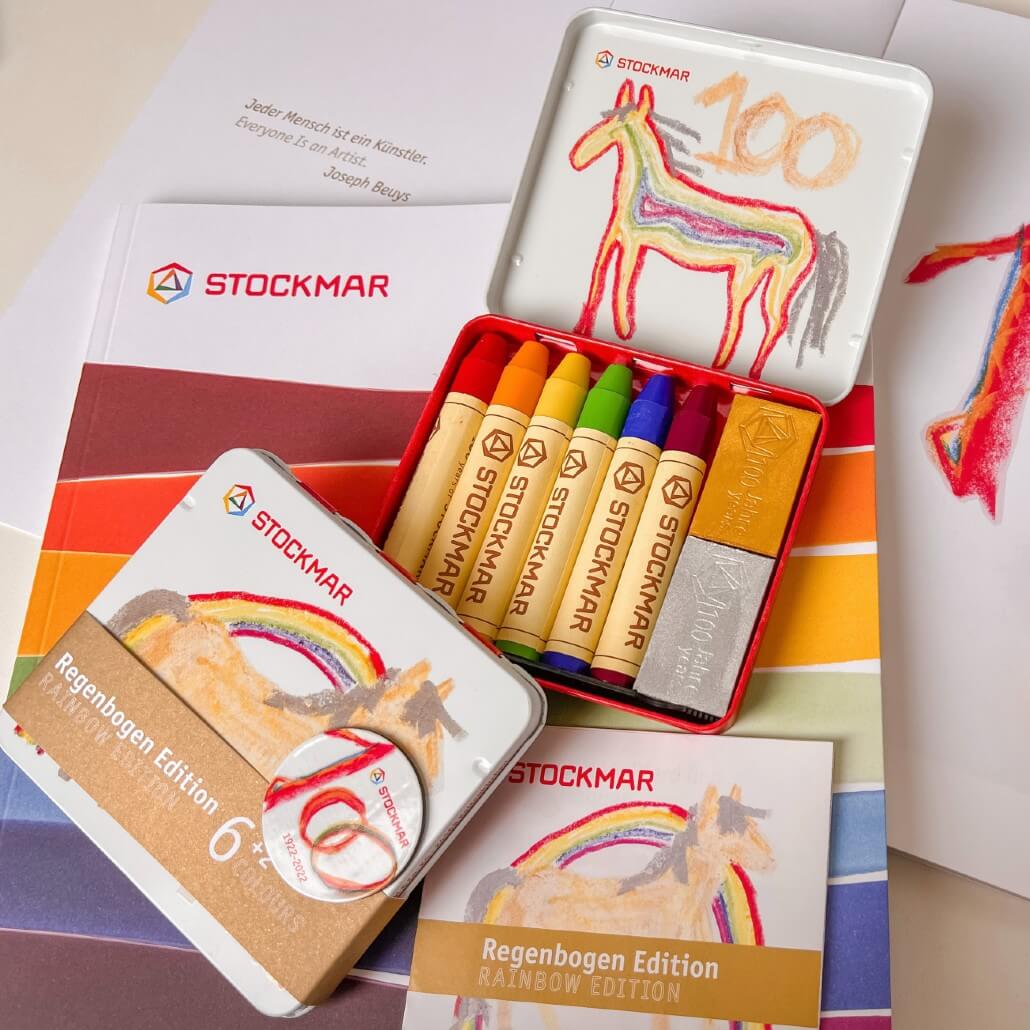 STOCKMAR Crayons Anniversary Tin - Distributed by Wooden Playroom in Australia