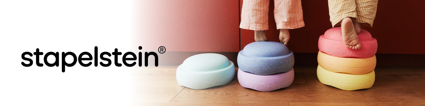Stapelstein stepping and balance stones at Wooden Playroom in Australia