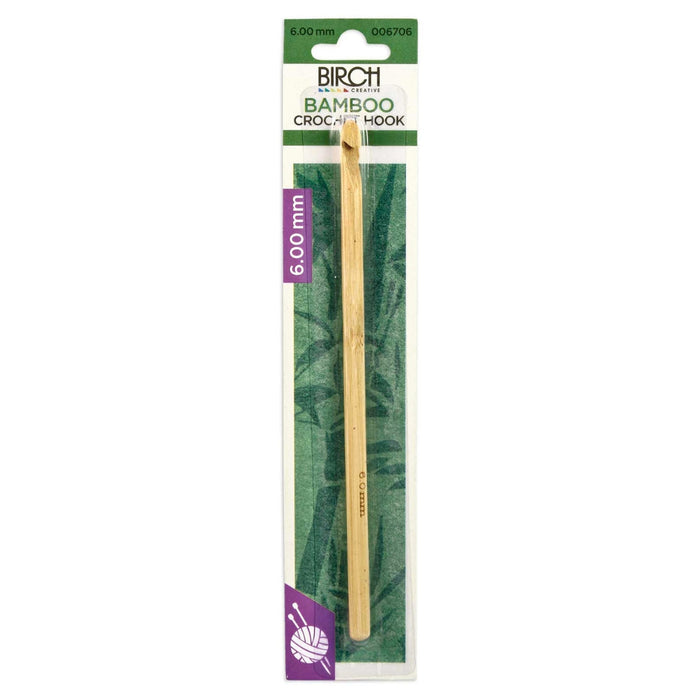 Bamboo Crochet Hook 6mm from Australia