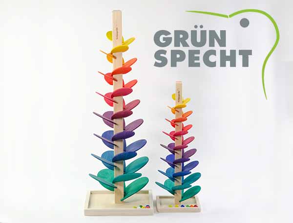 Grunspecht Sound Marble Trees, distributed in Australia by Wooden Playroom