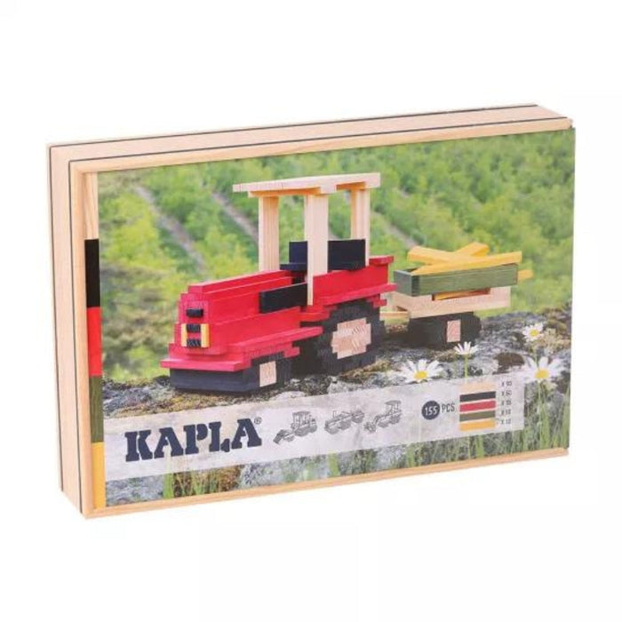 Kapla Wooden Building Blocks Construction Set 155 Tractor from Australia