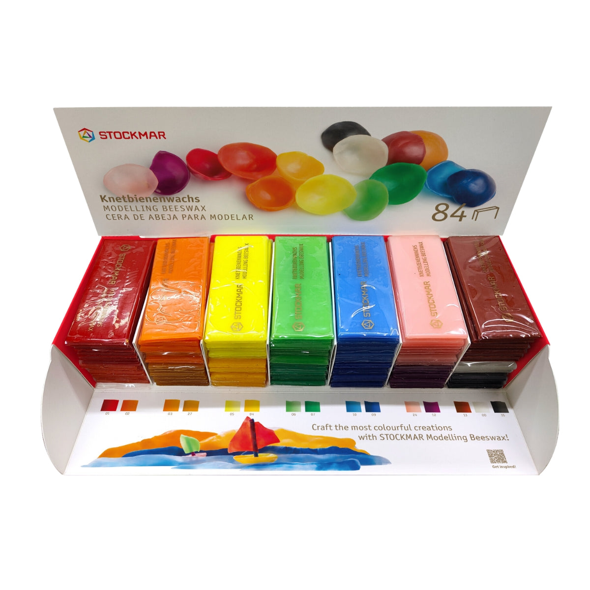 Stockmar Modelling Beeswax Display Box, Wholesale in Australia via Wooden Playroom