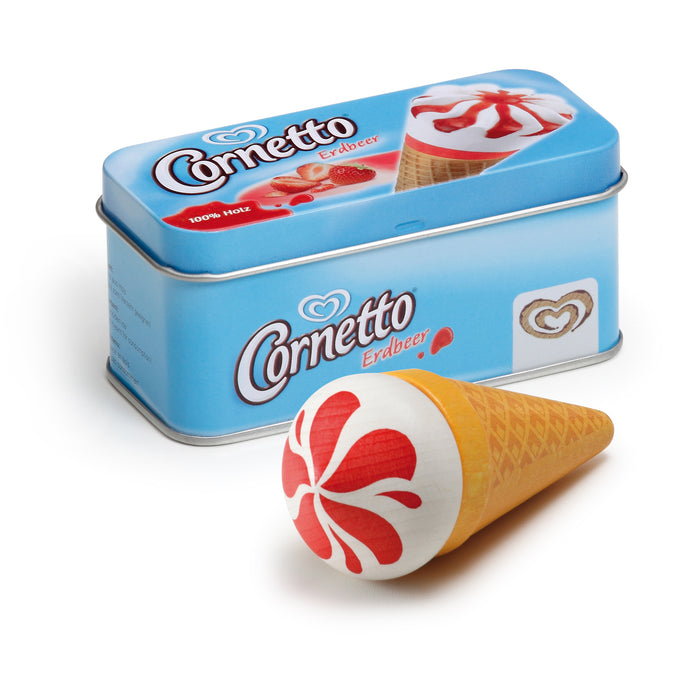 Erzi Cornetto Ice Cream Strawberry in a Tin - Retired Product