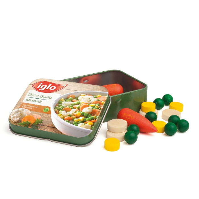 Erzi Frozen Vegetables in a Tin