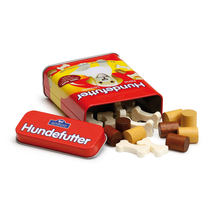 Erzi Dog Food in a Tin