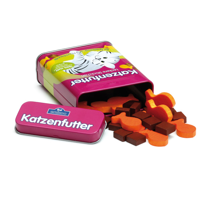 Erzi Cat Food in a Tin