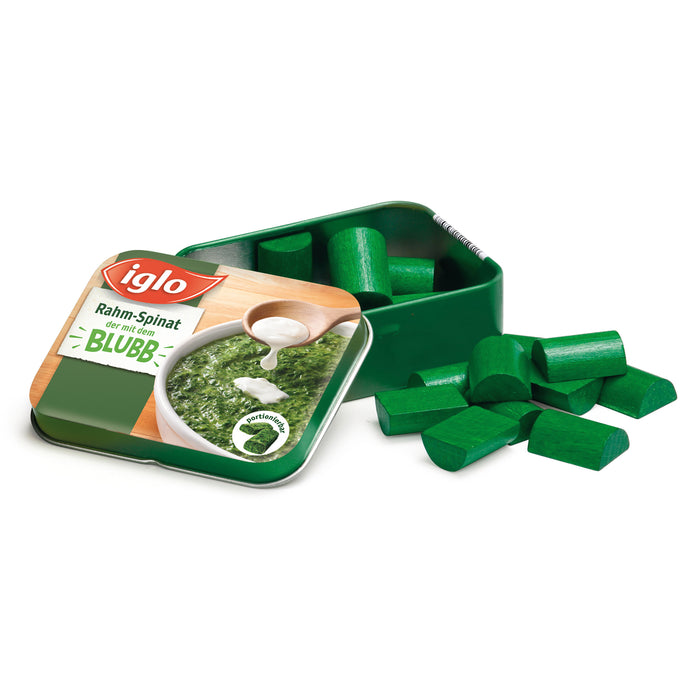 Erzi Spinach in a Tin