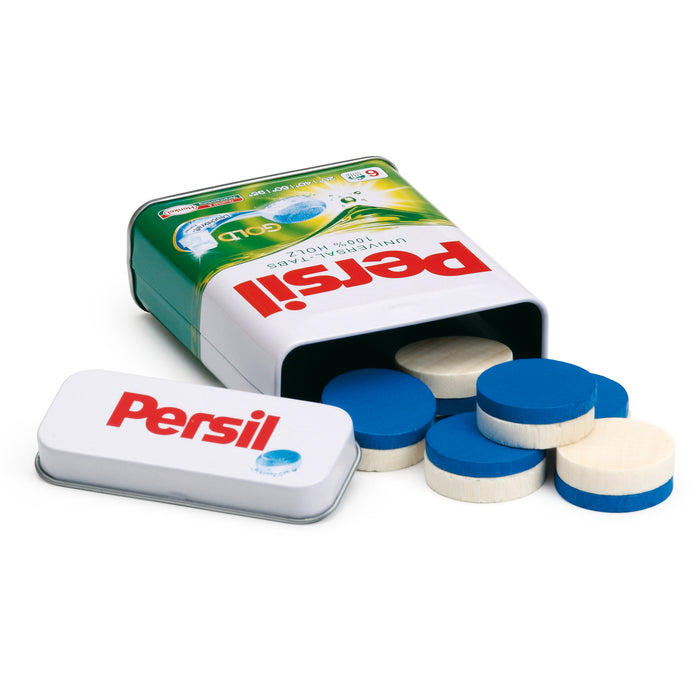 Erzi Laundry Detergent in a Tin