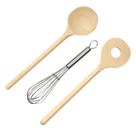 70430762 Gluckskafer Whisk set 3 elem. (whisk + 2 spoons)