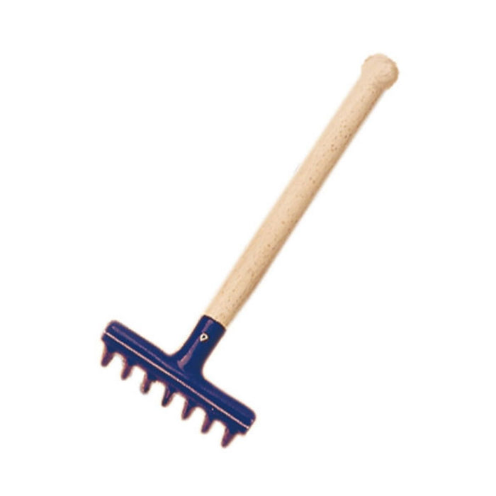 70435226 Gluckskafer Metal rake short 26cm blue