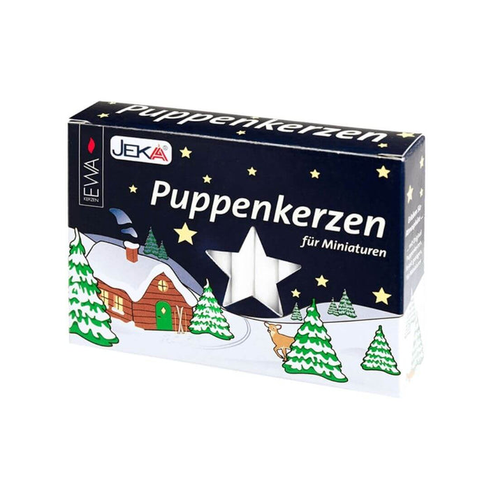 Graupner Small Candles - White - 10x65mm, 20 Pieces