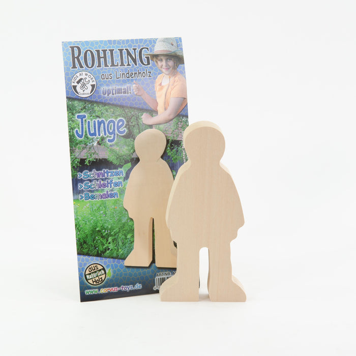 Kids at Work Wood Figure Boy
