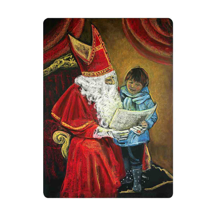 95502034 Chalkboard Art Cards Saint Nicolas' Eve