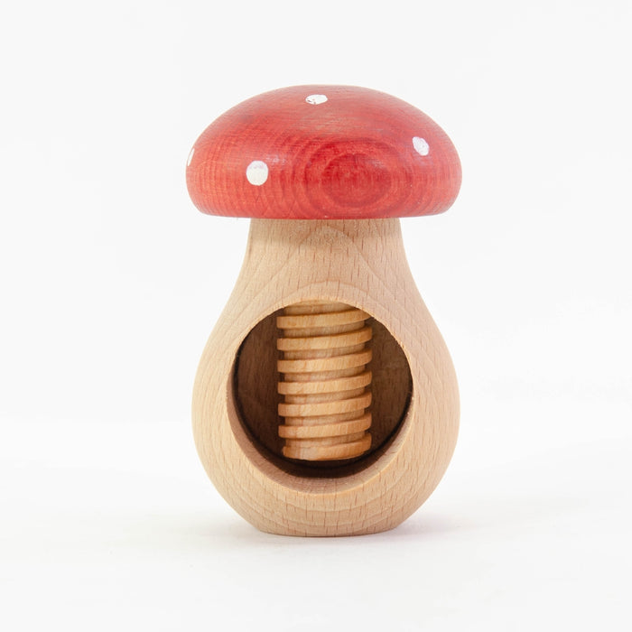 A600395 Kids at Work Toadstool Chestnut Holder & Nutcracker