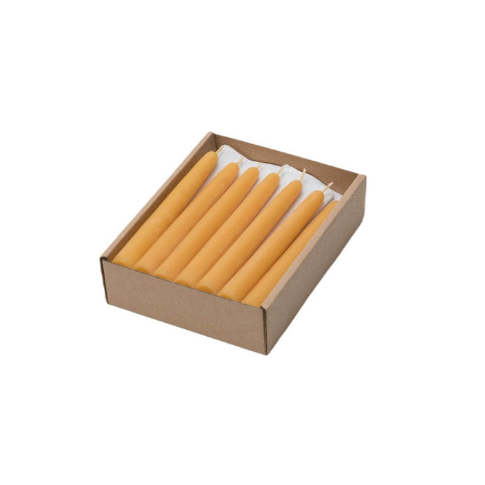 95102513 Dipam Beeswax Birthday Ring Candles 11x1.3cm H20. Burn time 2.5hrs. Box of 20