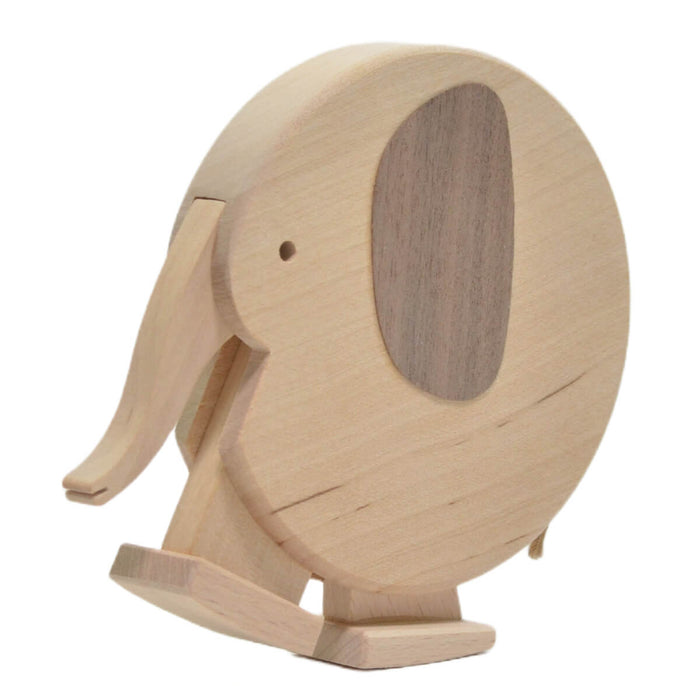 72052102 Grunspecht Wooden Walking Elephant with Track