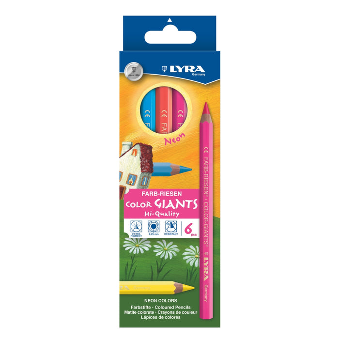 L3941063 LYRA Color-Giants Lacquered Neon Hangable Cardboard Box 6 pcs