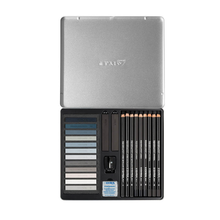L2051251 LYRA Rembrandt Grey Tones 25 pcs in Metal Box