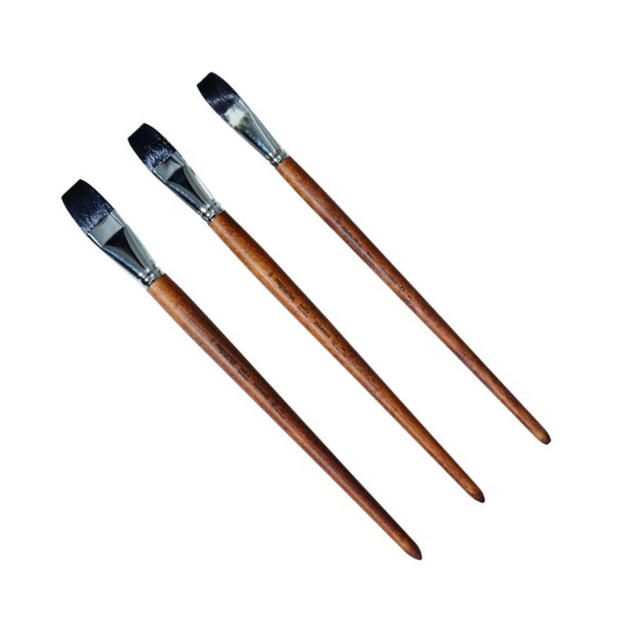 25540018 25540020 25540022 Paint Brush AMS Synthetic Polecat Hair 18mm-20mm-22cm