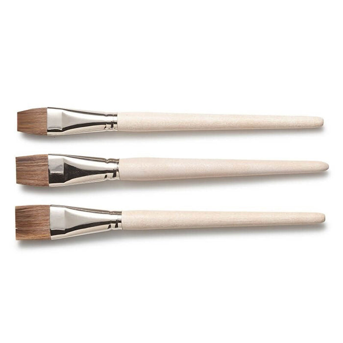 Paintbrush, Cow's Hair, Shorter Handle for Young Children