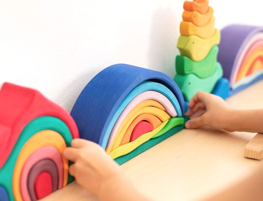 Gluckskafer Building & Stacking Toys, distributed in Australia by Wooden Playroom