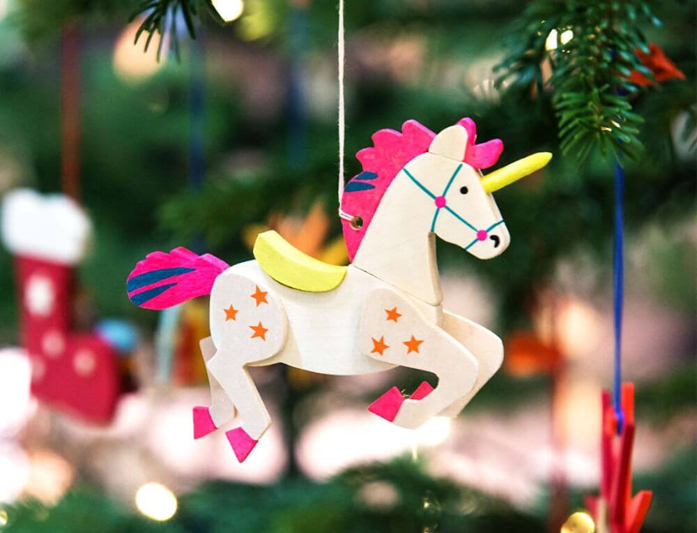 Eco-Friendly Wooden and Felt Hanging Ornaments distributed in Australia by Wooden Playroom