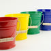 Gluckskafer Metal Bucket w Wooden Handle - choice of four colours