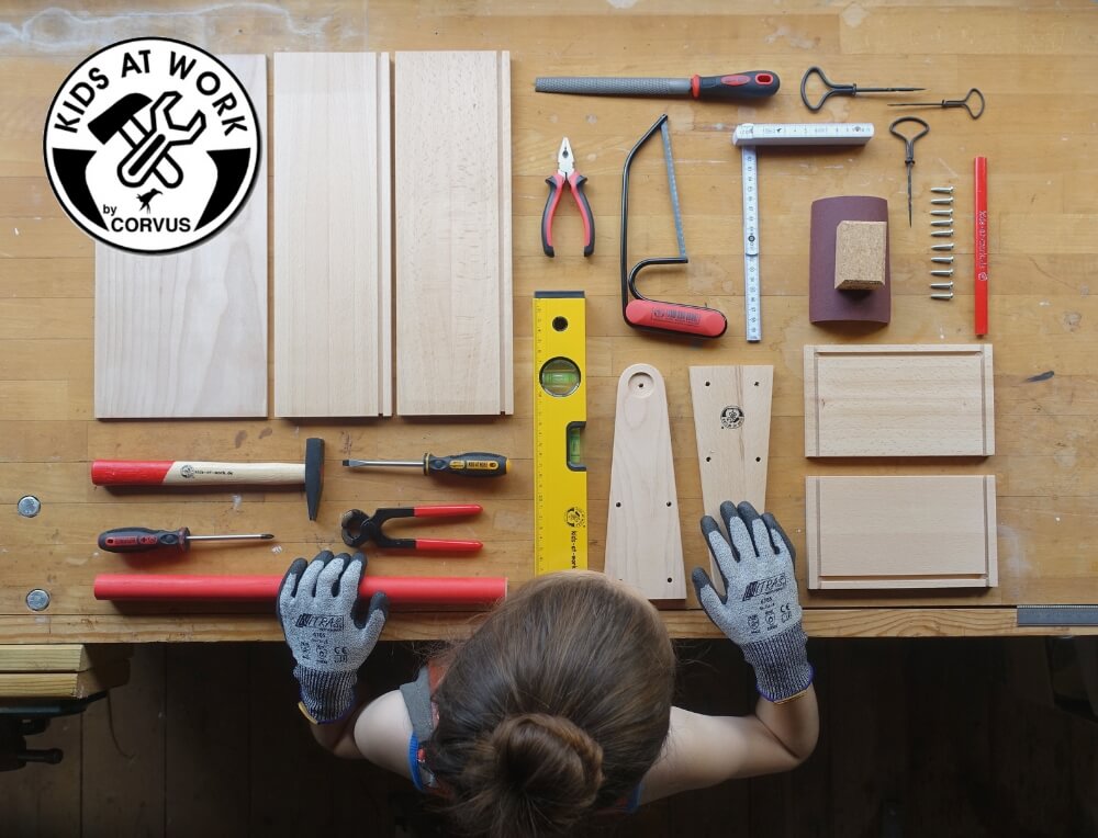 Kids at Work by Corvus, distributed in Australia by Wooden Playroom