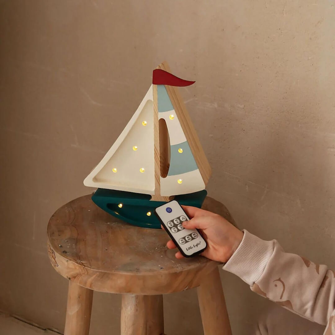 Features of Little Lights children's lamps, distributed in Australia by Wooden Playroom