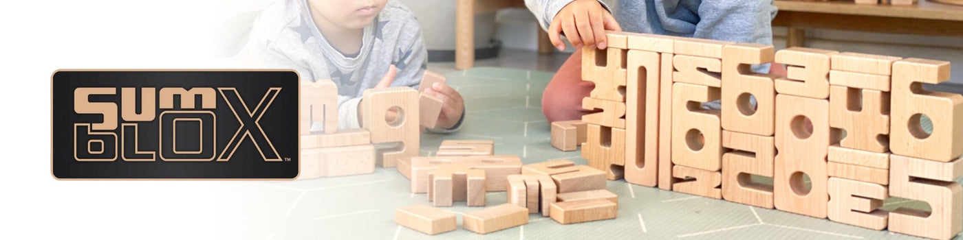 SUMBLOX Maths Building Blocks - Distributed by Wooden Playroom in Australia
