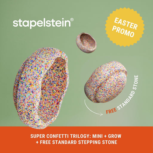 Stapelstein Australia Easter Promo Trilogy Set of Super Confetti Elements