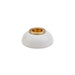 Ahrens Candle Holder for Celebration Ring Candle - Brass Insert, White from Australia