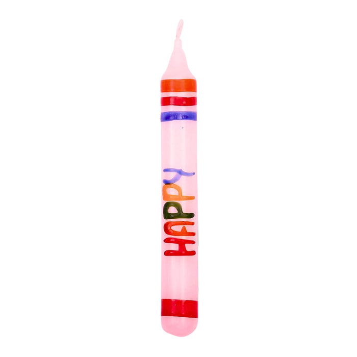Ahrens Celebration Ring Candle - Happy Birthday, Pink from Australia
