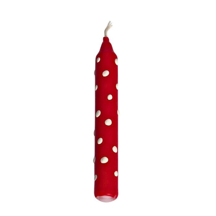 Ahrens Celebration Ring Candle - White Dots, Red from Australia