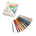 Mercurius Triangular Watercolour Pencils - 12 asst colours in tin case + cardboard sleeve, with watercolour brush from Australia