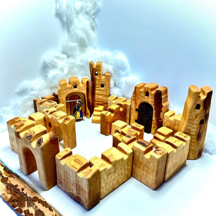 Bikeho Castle 21 pcs. - Wooden Toy - Online - Australia