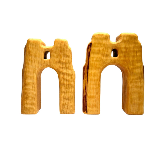 Bikeho Gate with Battlements - Small - Wooden Toy - Online - Australia