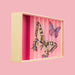 BM-BOX-29 Billes & Co Marble Treasure Box - Anamorphic Butterfly, Large