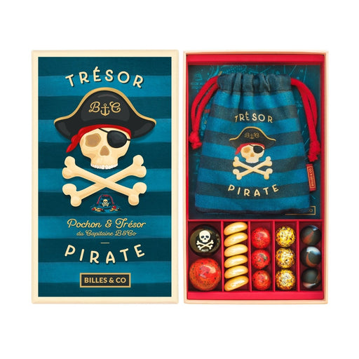 Billes & Co Marble Pouch Set - Pirate Treasure - Online, Australia