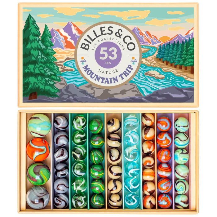 BOX-21 Billes & Co. Marbles Box - Mountain Trip