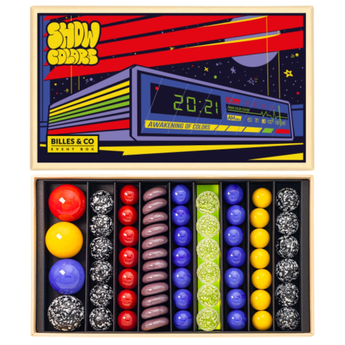 BOX-13 Billes & Co. Marbles Box - Show Colors - Australia