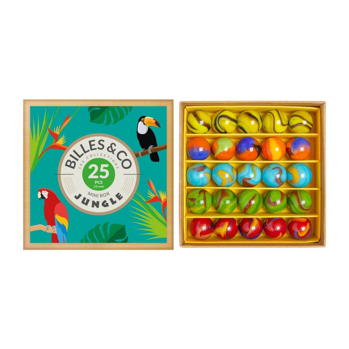 MINIBOX-01 Billes & Co. Marbles Mini Box - Jungle