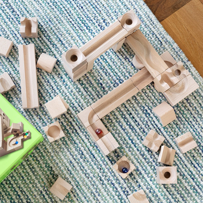 CUBORO Junior - Set of 40 - Wooden Marble Run - Online, Australia